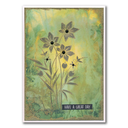 Barbara's Star Flower Spray A5 Stamp Set