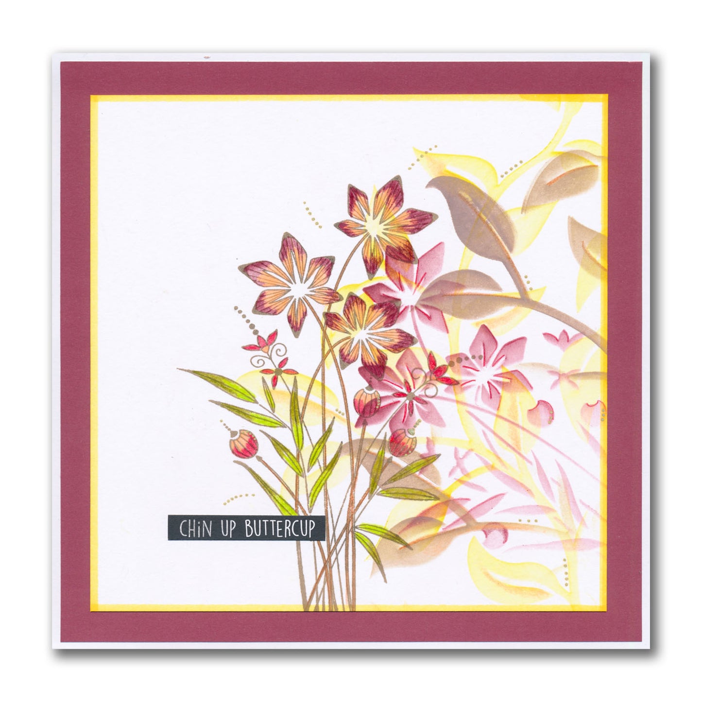 Barbara's Star Flower Spray A5 & A6 Stamp & Stencil Collection