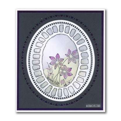 Barbara's Star Flower Spray A5 & A6 Stamp & Stencil Collection