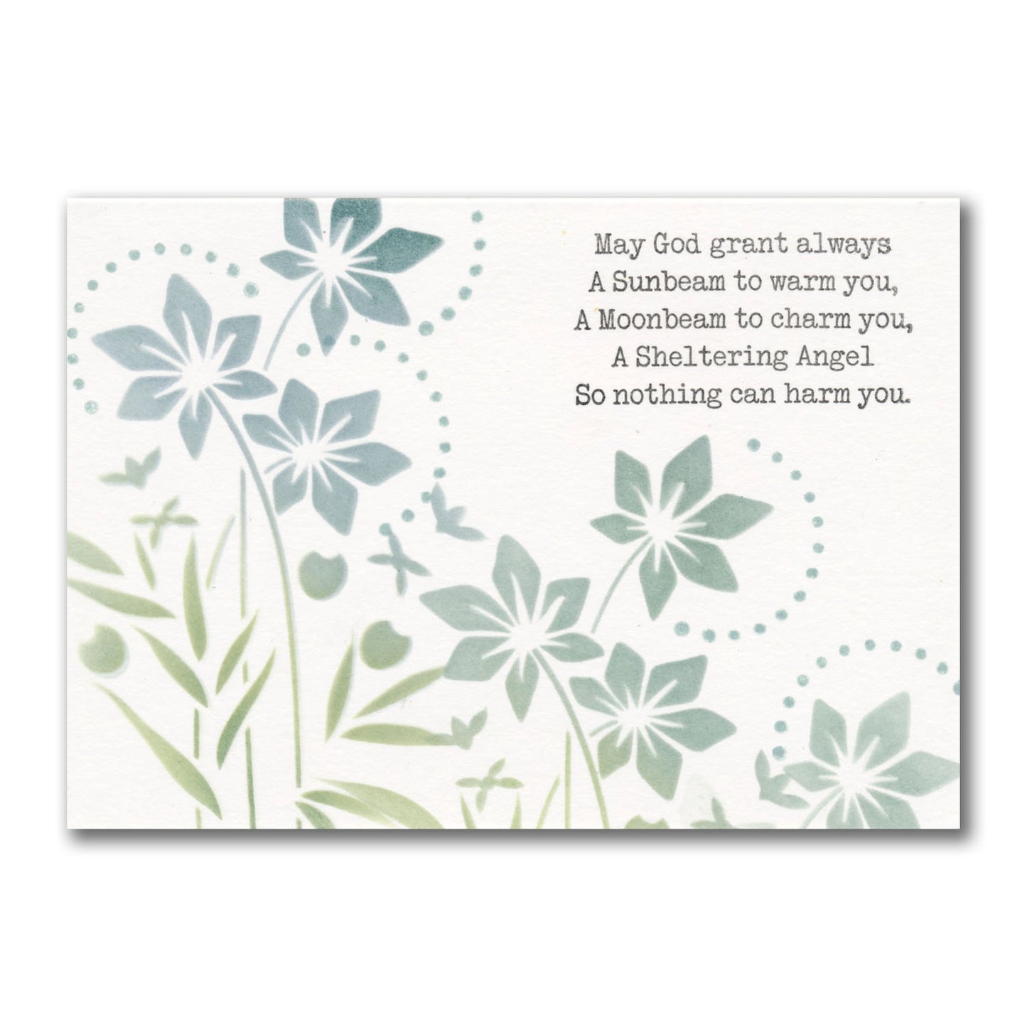 Barbara's Star Flower Spray A5 Stamp & Stencil Duo