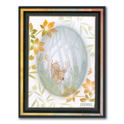 Bamboo - Two Way Overlay A5 Stamp Set