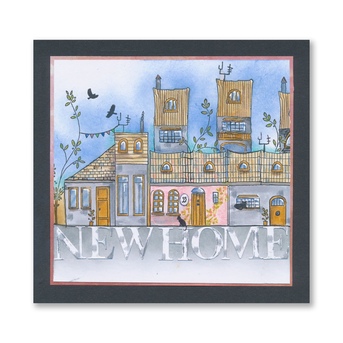 Clarity Street Build a House A5 Stamp & Mask Set