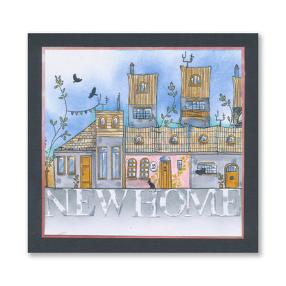 Clarity Street Build a House A5 Stamp & Mask Set