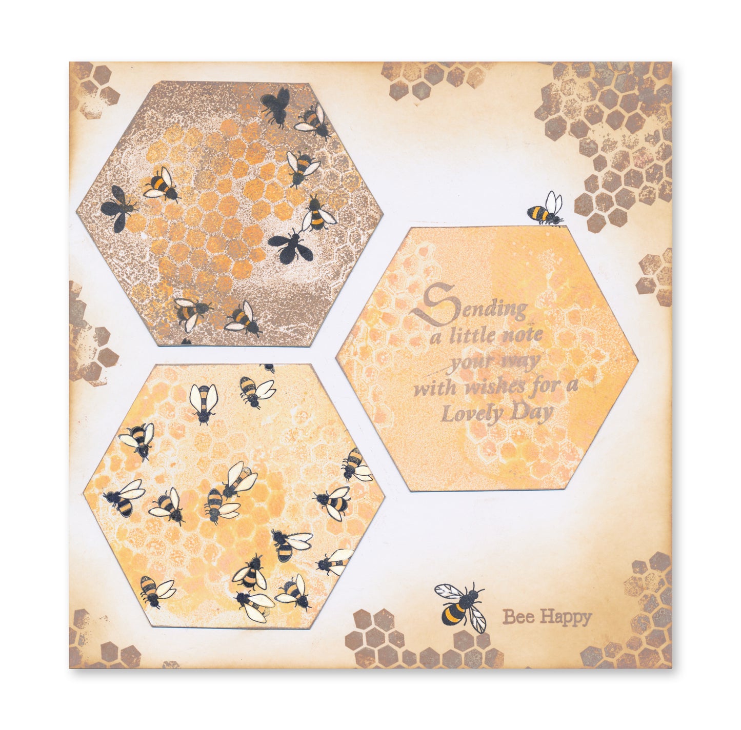 Mini Butterflies & Bees A7 Stamp Duo
