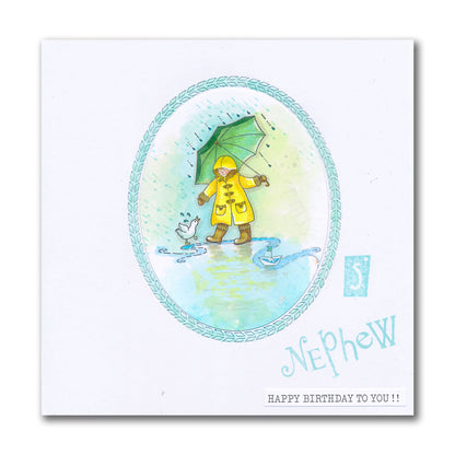 Linda's Bijou Children Through the Seasons - Spring A5 Stamp Set