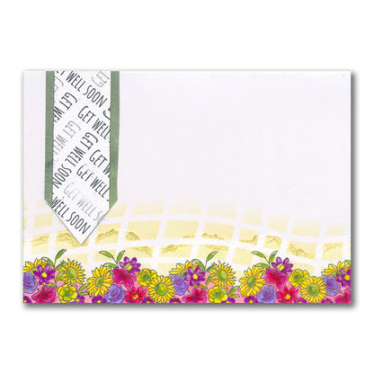 Jazz's Floral Panels & Petite Sentiments A5 Square & A7 Stamp Collection