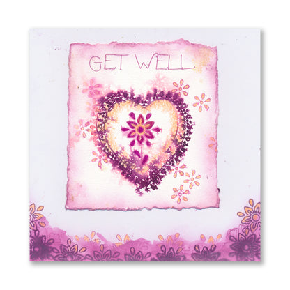 Barbara's Loving Heart A5 Stamp & Mask Set