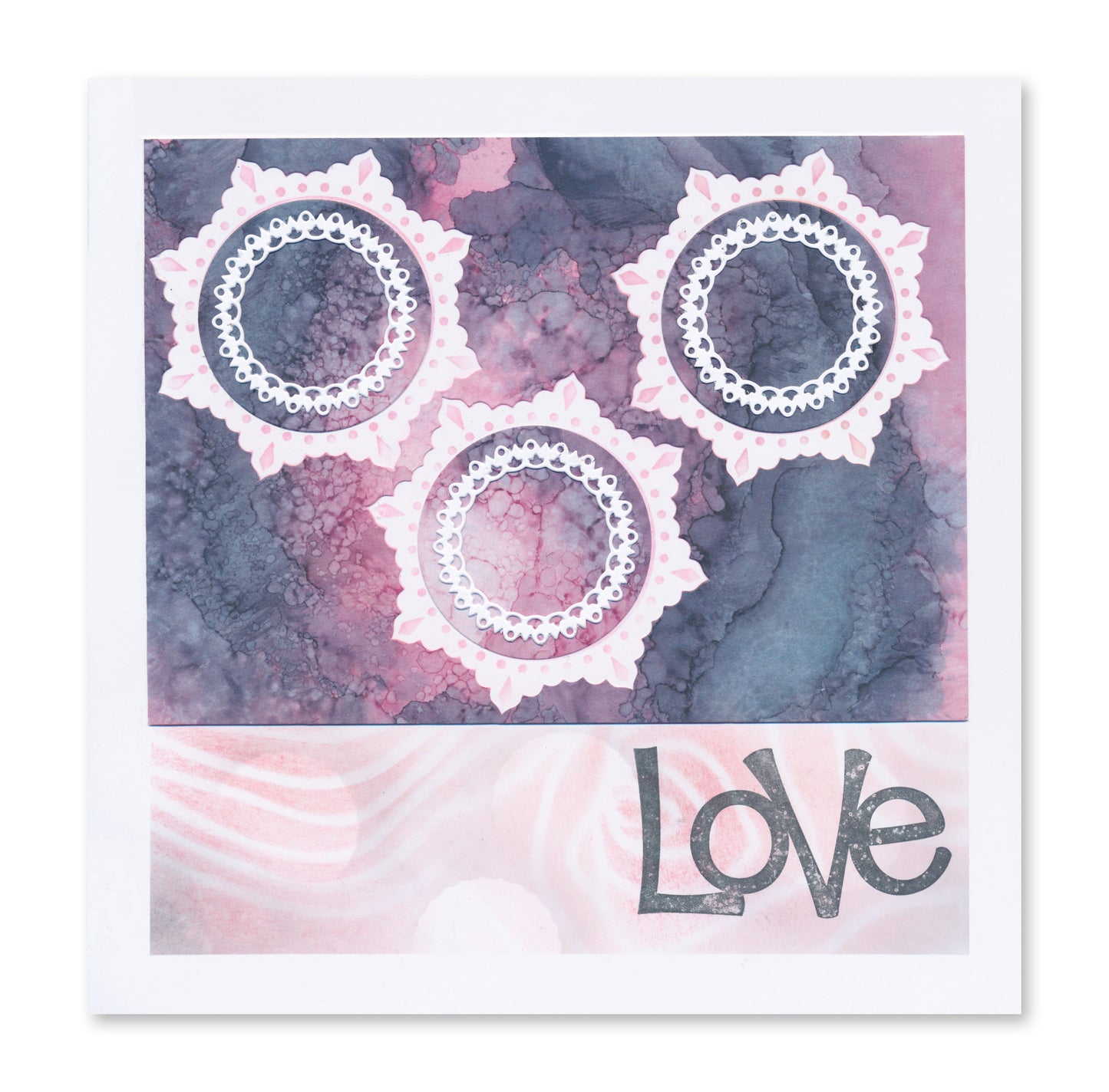 Mini Mandala Rings Set 4 Clarity Fresh Cut Die