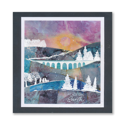 Mega Build a Landscape - Christmas A5 Stamp Set