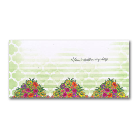 Jazz's Just Because - Floral Panels A5 Square Stamp Set