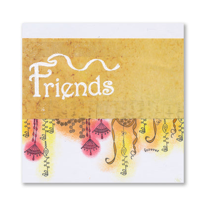 Linda's Bijou Friends Dangles A6 Stamp Set