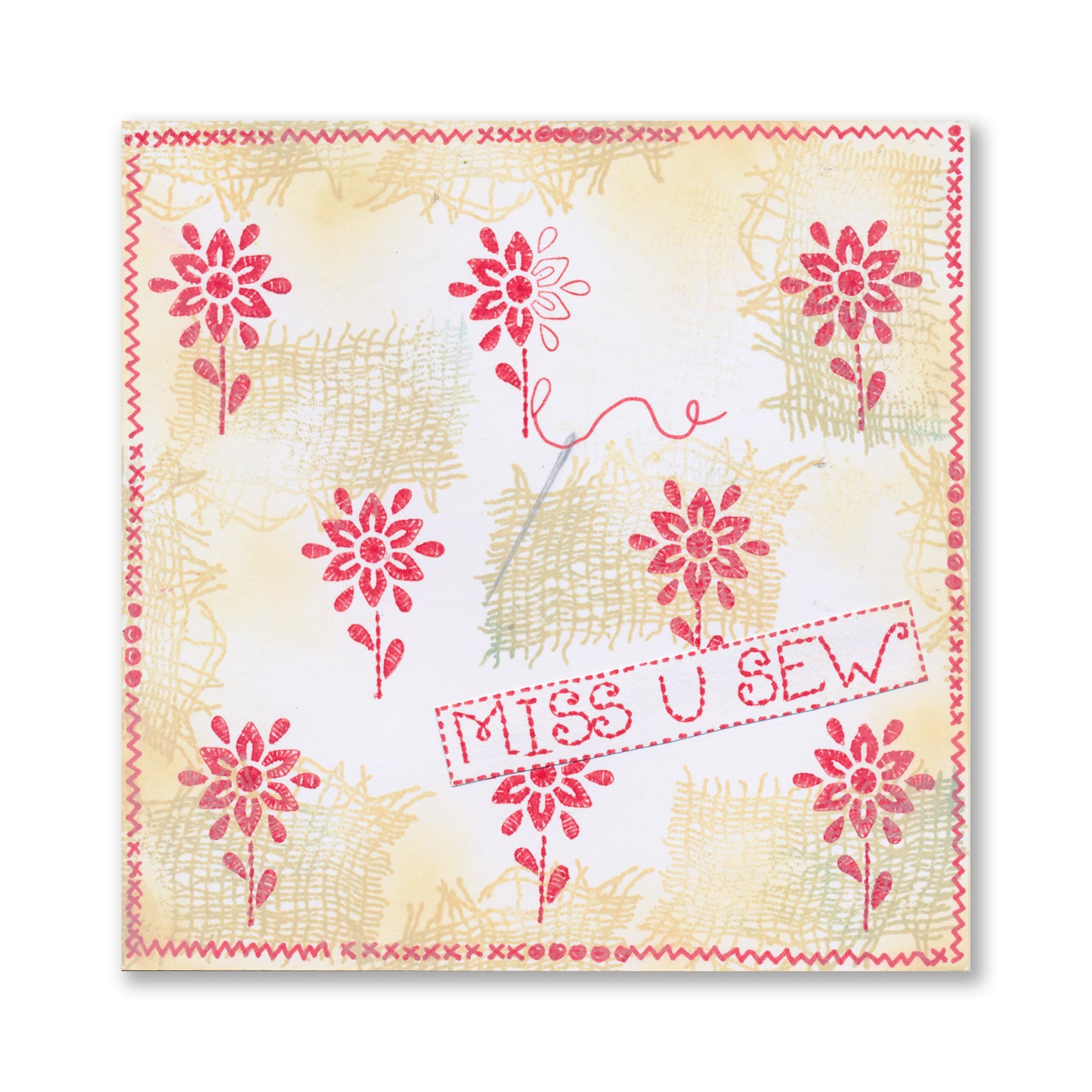 Barbara's Loving Heart A5 Stamp & Mask Set