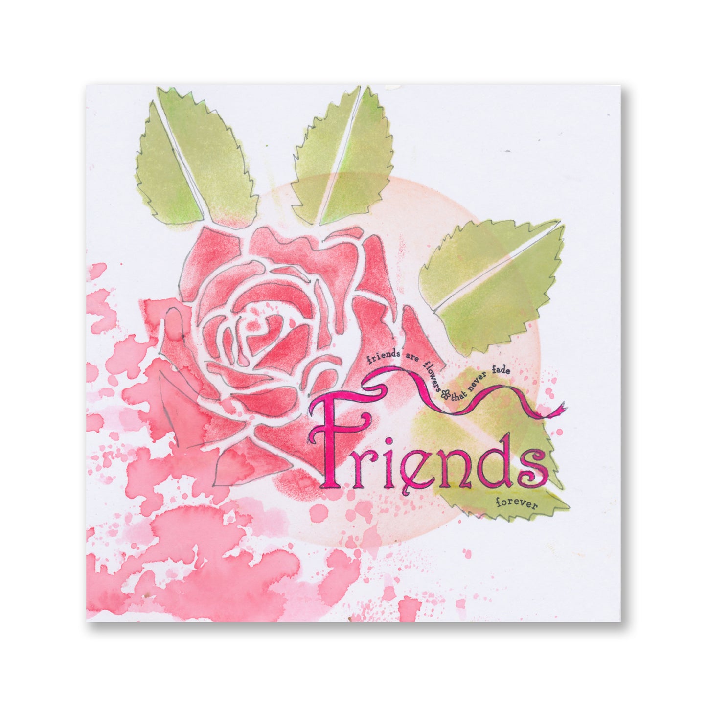 Linda's Bijou Friends Dangles A6 Stamp Set