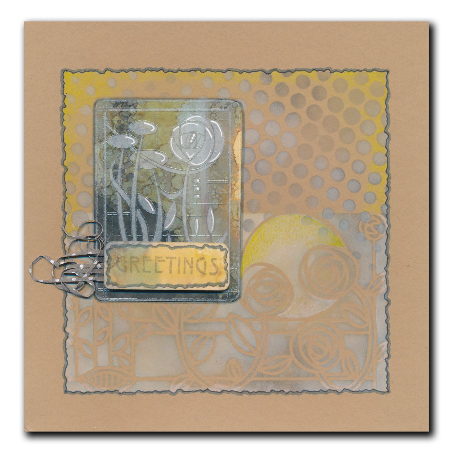 Bijou Art Nouveau Collection A4 Stamp Set