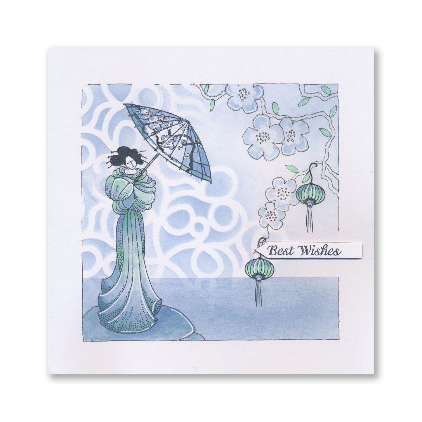 Geisha & Waterhouse A5 Stamp & Mask Set