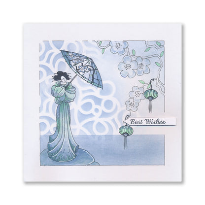 Geisha & Waterhouse A5 Stamp & Mask Set