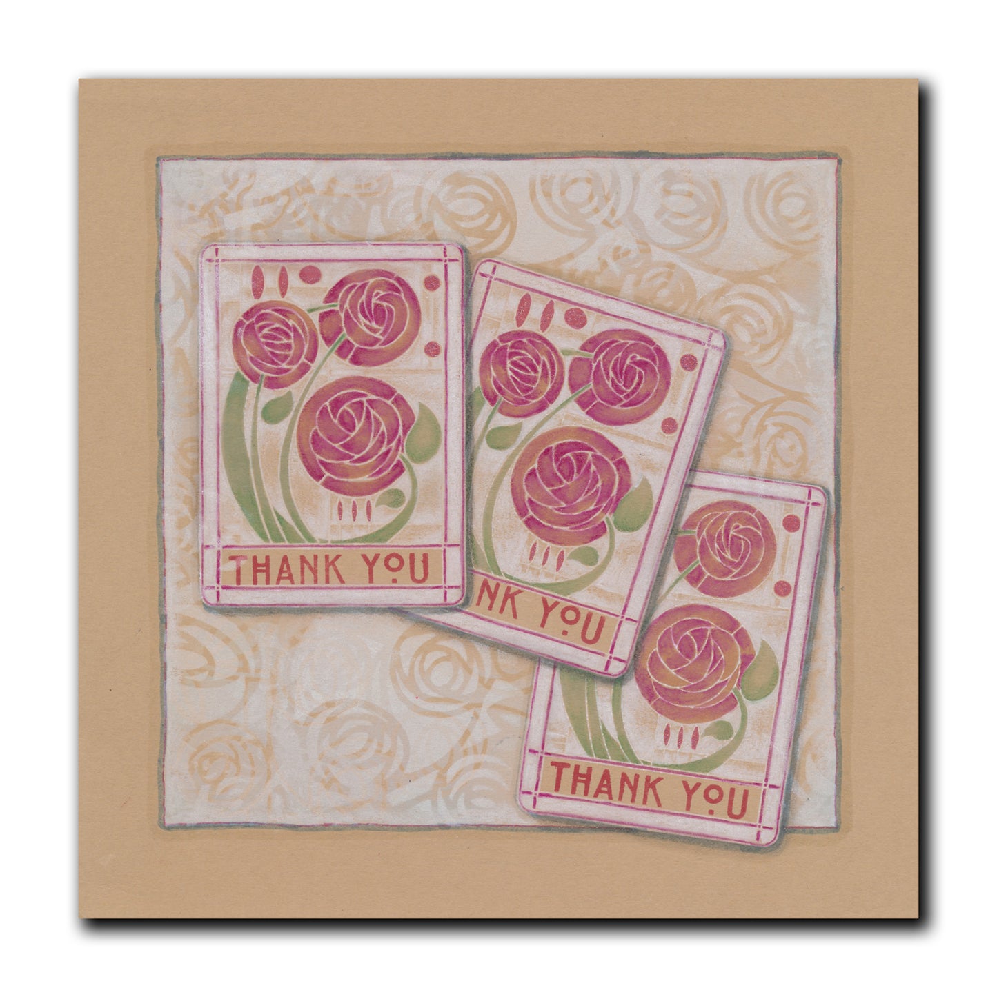 Bijou Art Nouveau Collection A4 Stamp Set