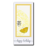 Barbara's SHAC Beauty - Japanese 2 Way Overlay Flowers & Butterflies A5 Square Stamp & Mask Set