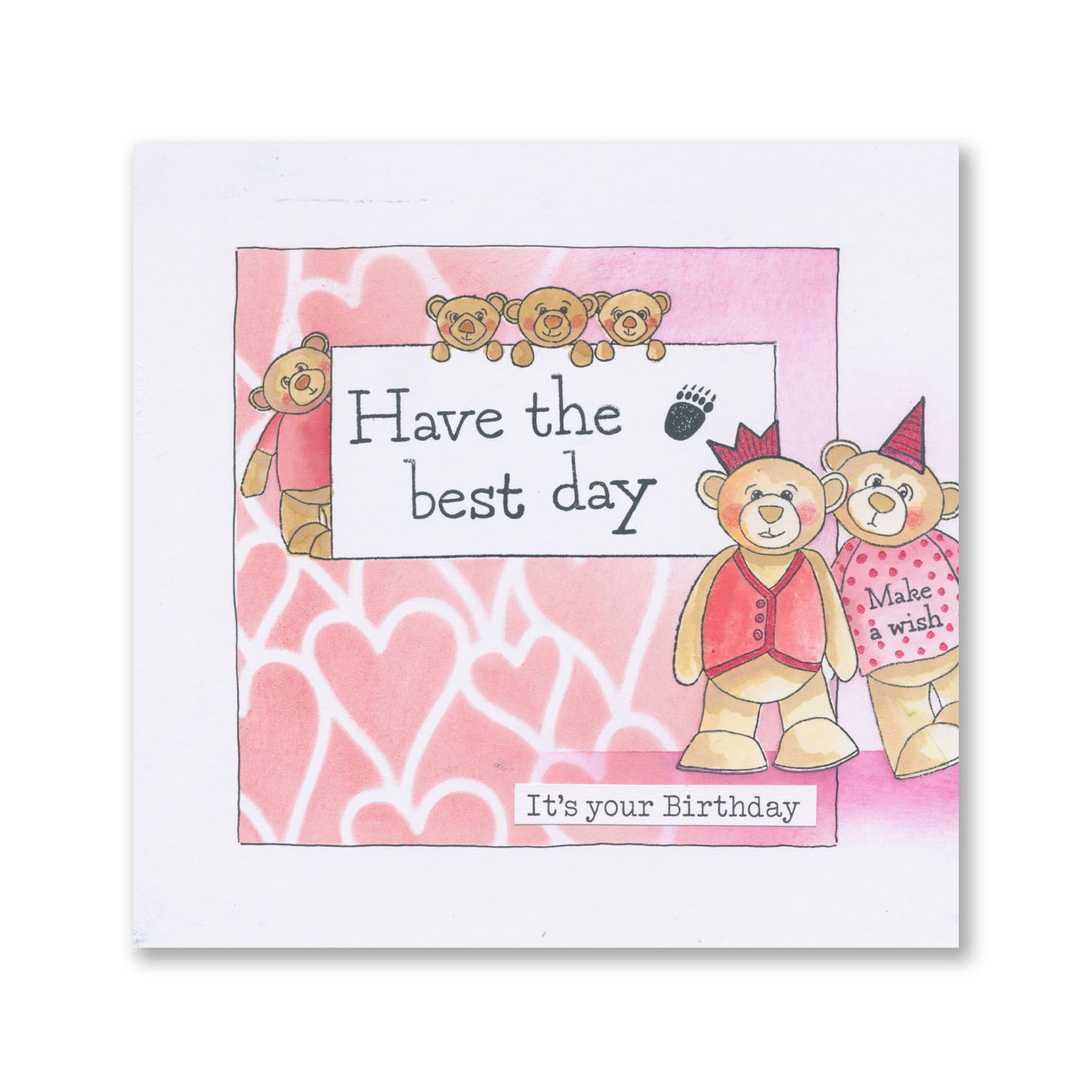 BIP the Bear Essentials A5 Stamp & Mask Collection with FREE A7 Stamp Set Worth £7.99