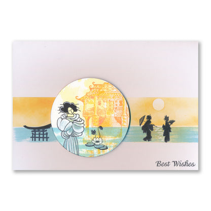 Geisha & Waterhouse A5 Stamp & Mask Set