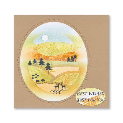 Folk Art Sentiments A6 Stamp Set