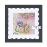 Linda's Peony A6 Stamp & Mask Set