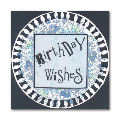 Jazz's Floral Panels & Petite Sentiments A5 Square & A7 Stamp Collection