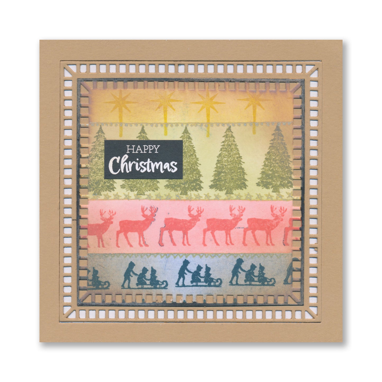 Mega Build a Landscape - Christmas A5 Stamp Set