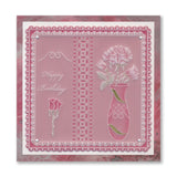 Linda's Floral - Set 1 A6 & Spacer Groovi Plate Collection
