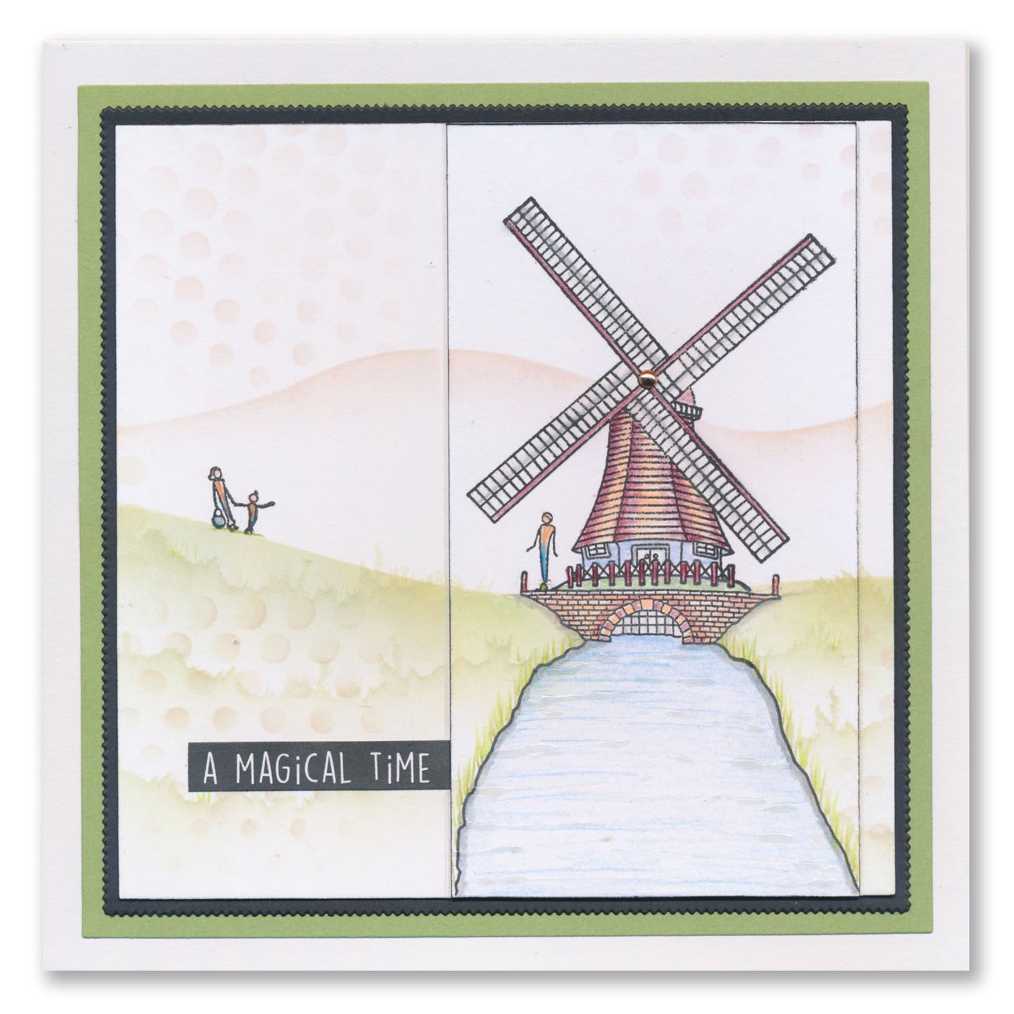 Barbara's SHAC Bijou Holland A5 Square Stamp & Mask Set