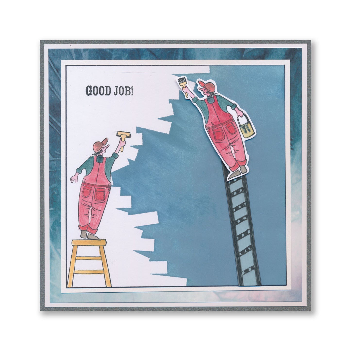 Barbara's Mr. Painter A5 Stamp & Mask Set