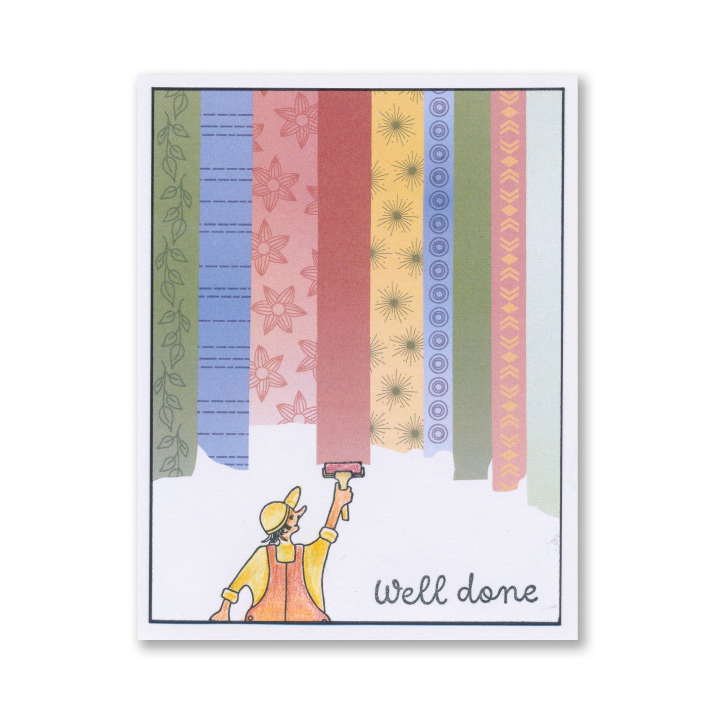 Fabric Strip Card Pack 8" x 8"