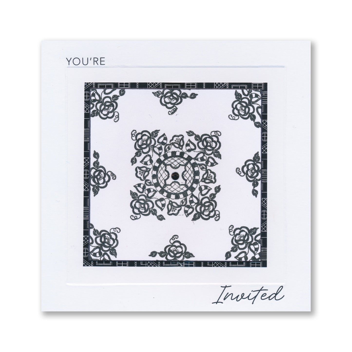 Richelieu French Lace Sampler A4 Stamp Set