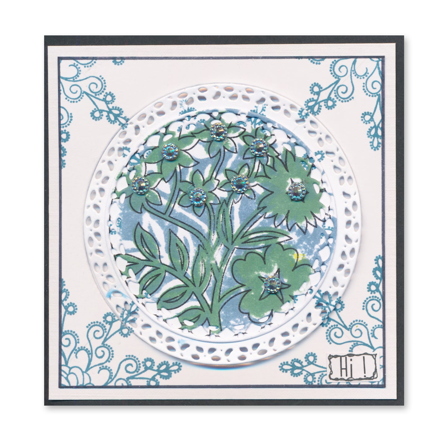 Nested Circle Foliage Doodle Frame-its Frames & Panels Die Set