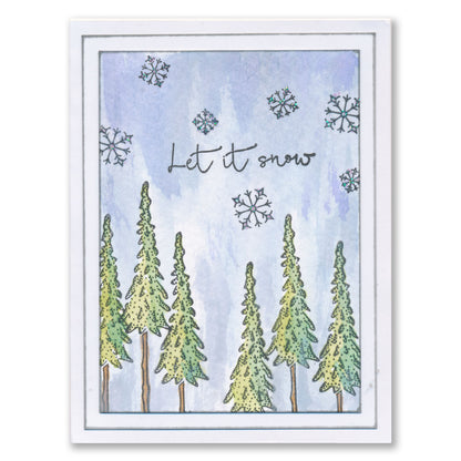 Linda's Winter Wishes - Christmas Compendium A6 Stamp Set
