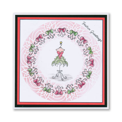 Linda's New Year Party - Christmas Compendium A6 Stamp Set