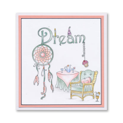 Linda's Bijou Dream Dangles A6 Stamp Set