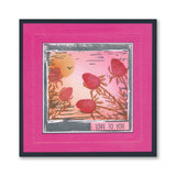 Barbara's Linocut - Grunge Backdrop A5 Stamp Set