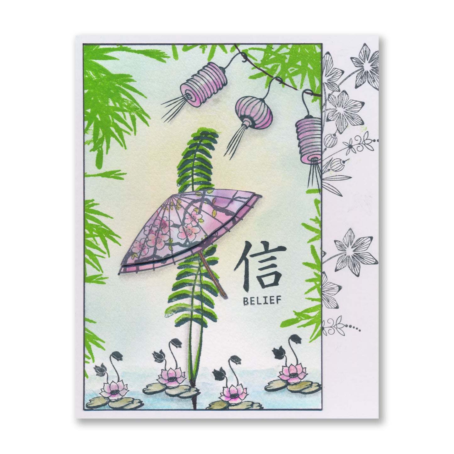 Floral Sprays A6 Stamp Collection