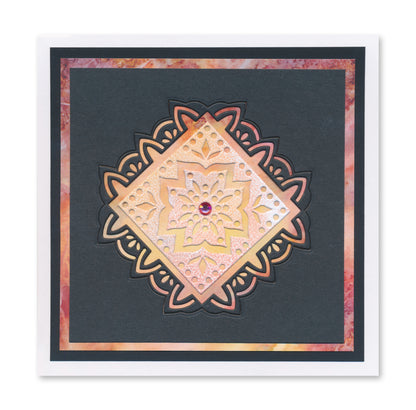 Mini Mandala Squares Clarity Fresh Cut Die Collection