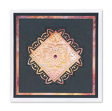 Mini Mandala Squares Clarity Fresh Cut Die Collection