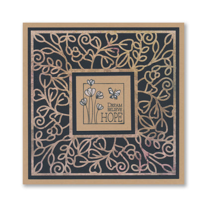 KISS by Clarity - Tina's Flowers Sampler A4 Stamp Set