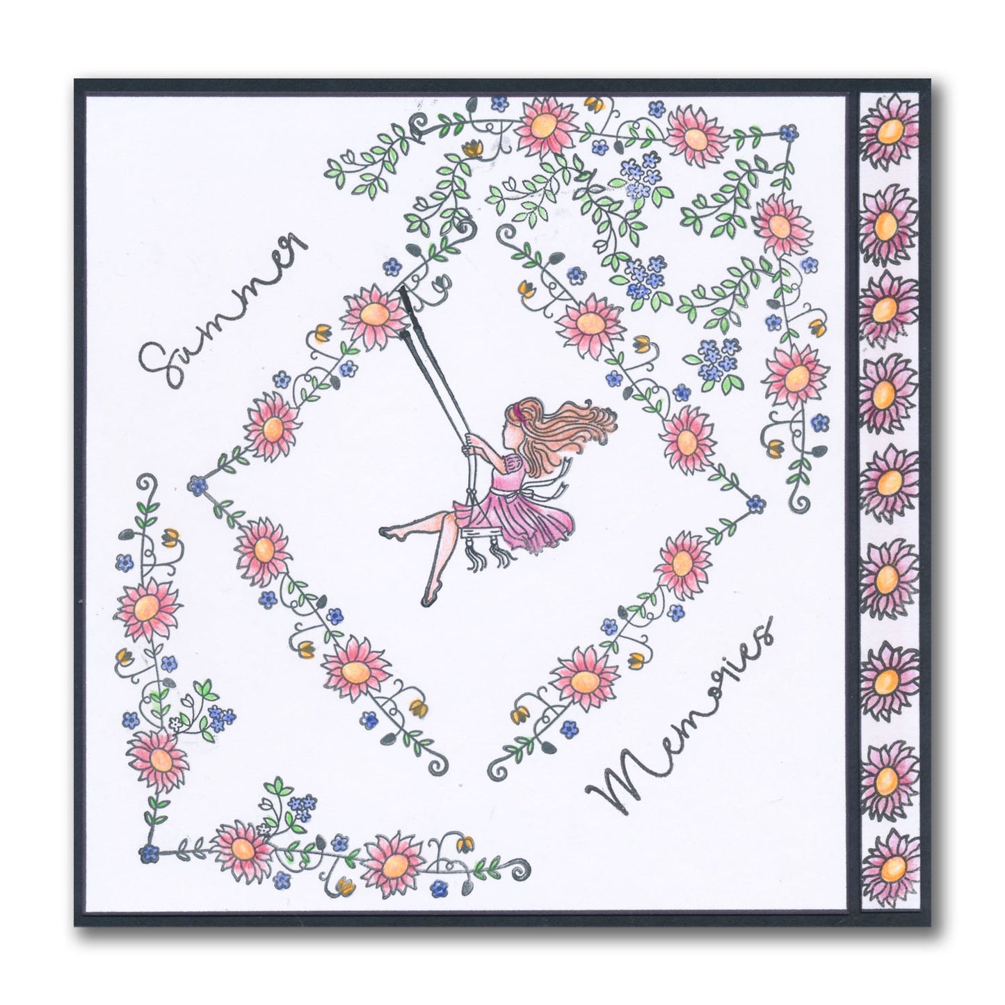 Linda's Bijou Children Through the Seasons - Summer A5 & A7 Stamp Duo