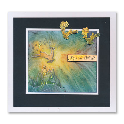 Linda's Joy to the World - Christmas Compendium A6 Stamp Set