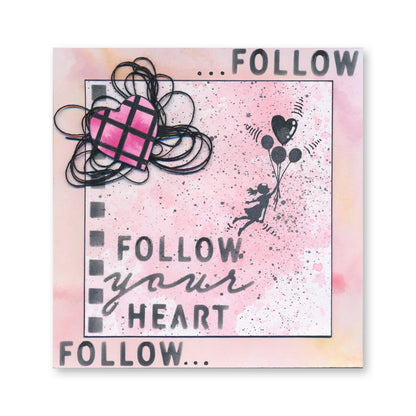 Wee Affirmation Stencils & Stencil Mate - DOUBLE LOYALTY POINTS