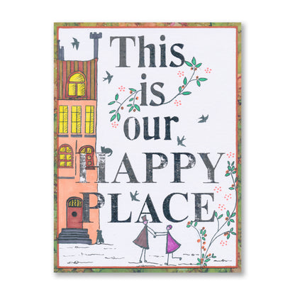 Barbara's Triangle People - Love You To Bits - A5 Stamp Set