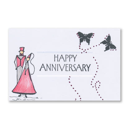 Barbara's Triangle People - Love You To Bits - A5 Stamp Set