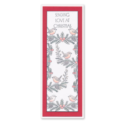 Winter Elements A5 Stamp Set With 6 x Printed Composition Swatches