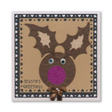 Felt by Clarity - Funky Holly Leaf Mixed Set - 6" x 6" Adhesive Backed Felt x6