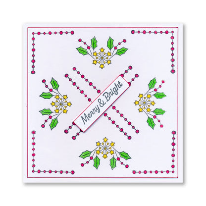 Tina's Christmas Candles Elements A6 Stamp Set